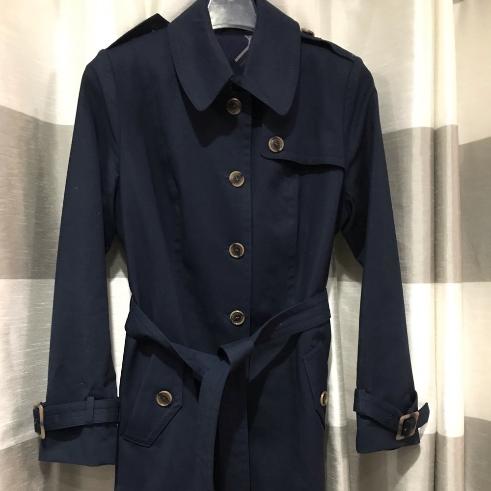 Pendleton navy blue size 14 trench coat